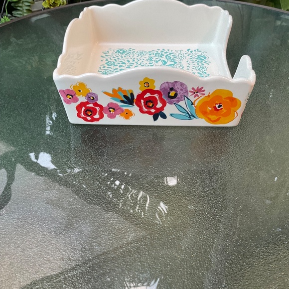 Pioneer Woman Ceramic Napkin Holder - Picture 2 of 4